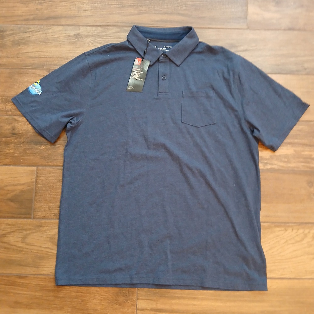 Under Armour Polo Mens Extra Large Blue Golf Charged Cotton Stretch Flex IMG - Picture 2 of 11